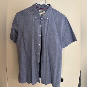 Goodthreads Men's Casual Blue Button Down Shirt